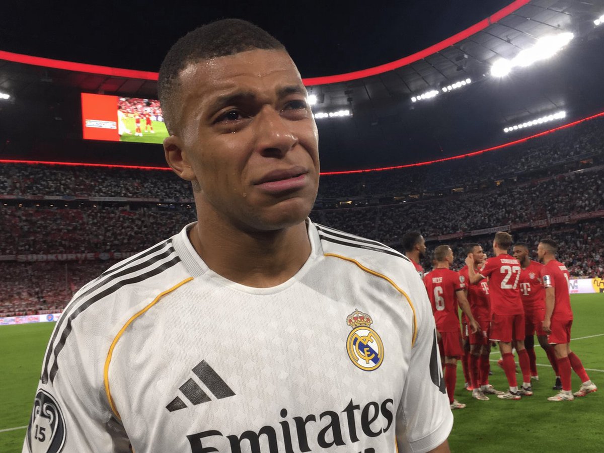 Kylian Mbappé Devastated Photo - AI image template preview