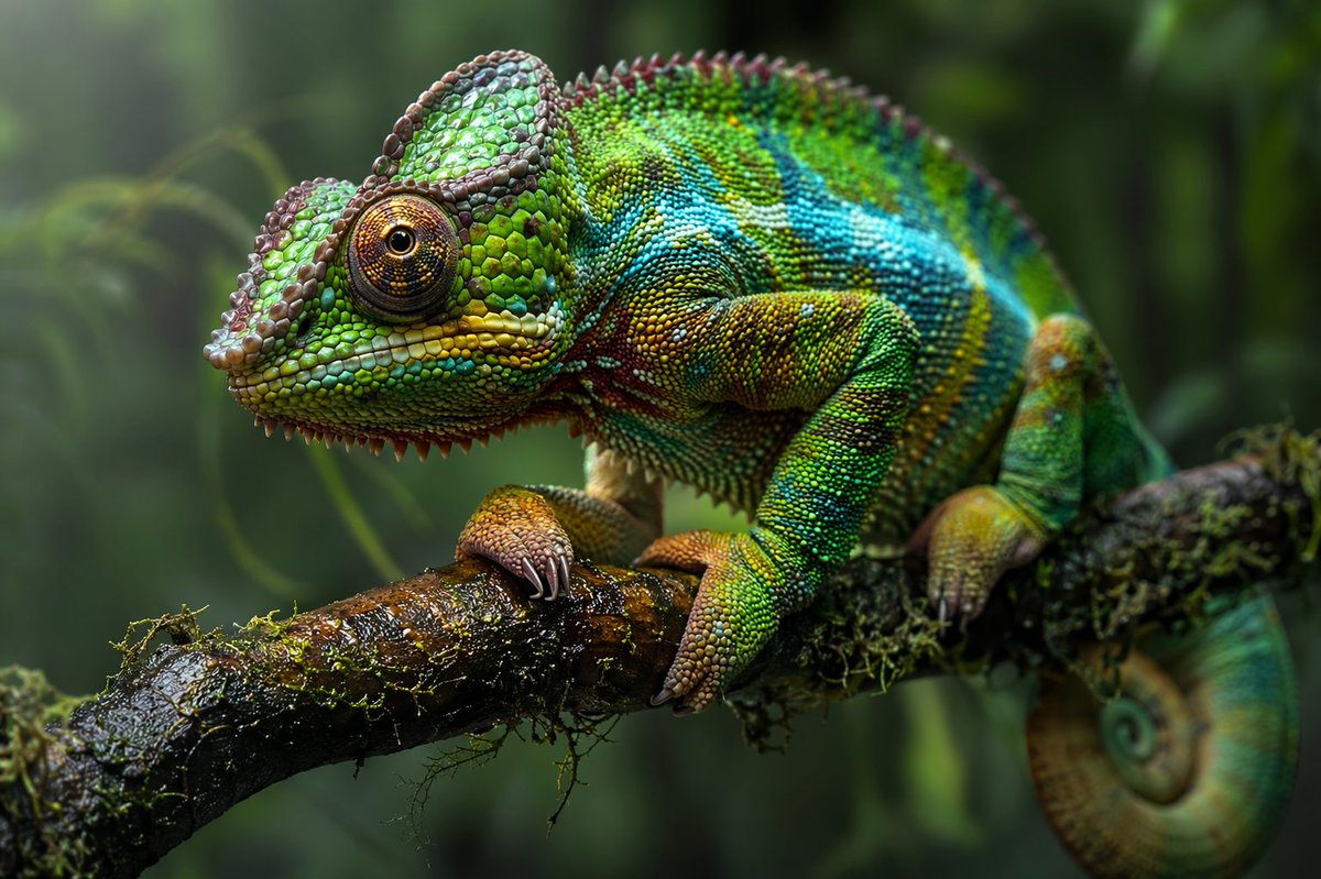 Macro Wildlife Photography - AI image template preview