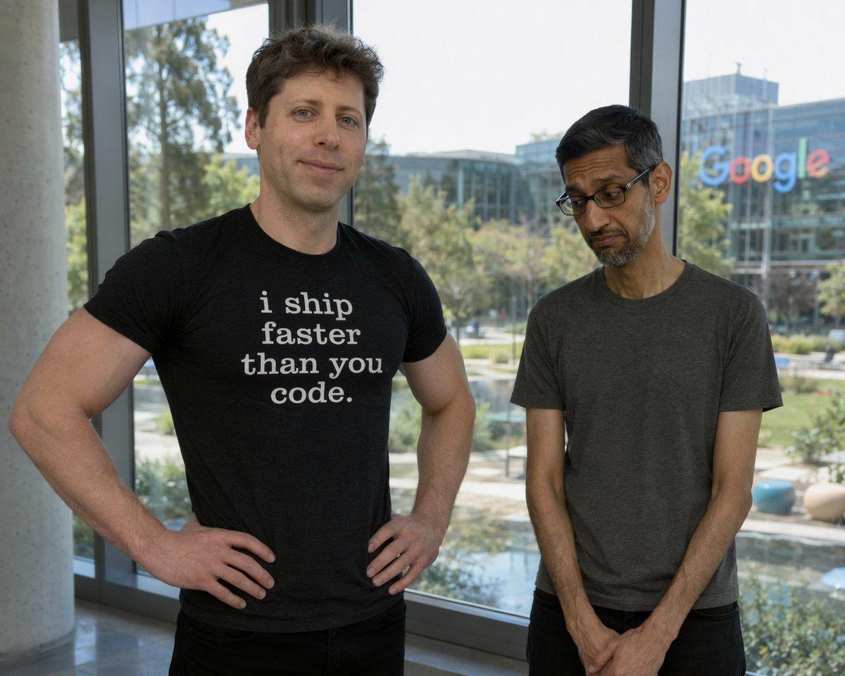 Tech CEO Rivalry Meme Generator - AI image template preview