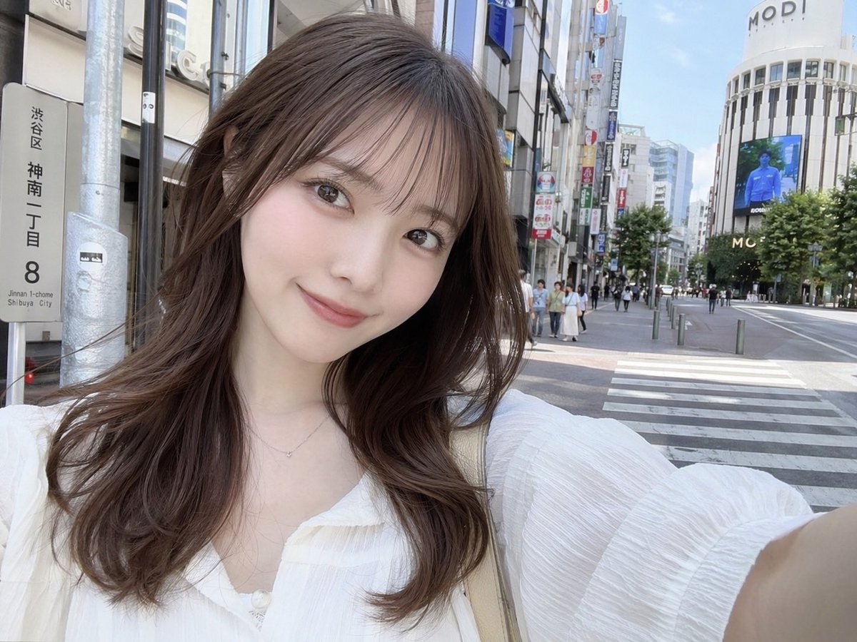 Photorealistic Shibuya Street Selfie - AI image template preview