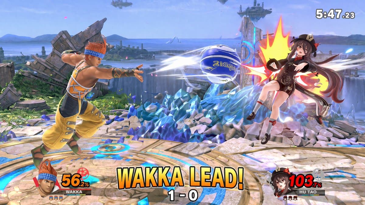 Crossover Platform Fighter Screenshot - AI image template preview