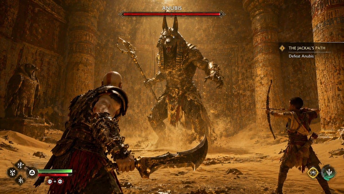 Mythological Action Game Screenshot - AI image template preview