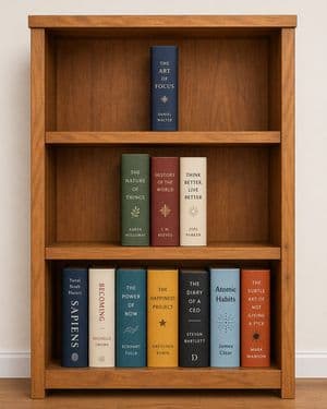 Curated Bookshelf with Specific Titles preview