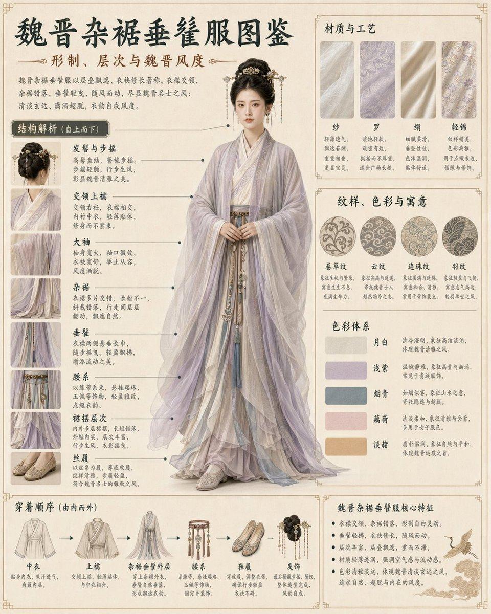 Traditional Clothing Infographic Guide - AI image template preview