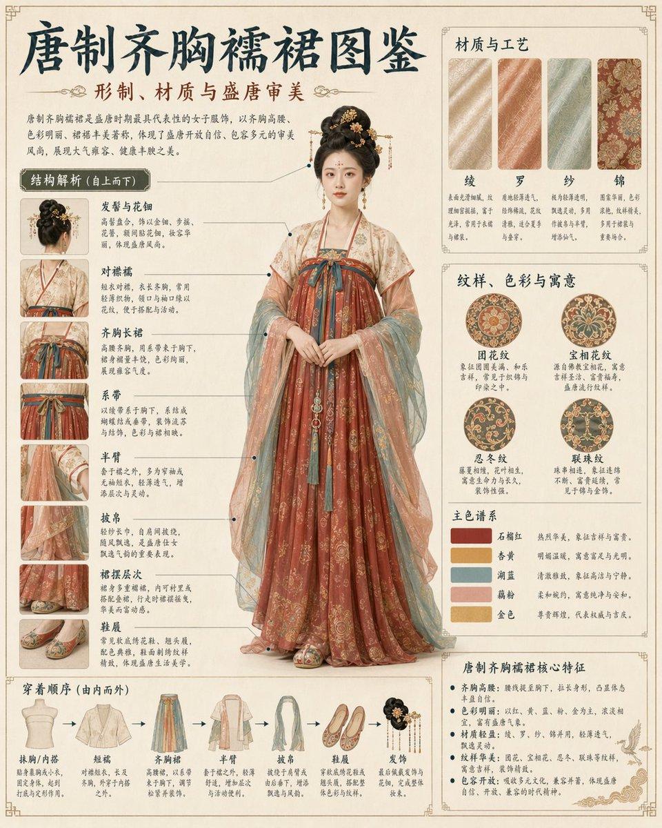 Traditional Garment Infographic - AI image template preview