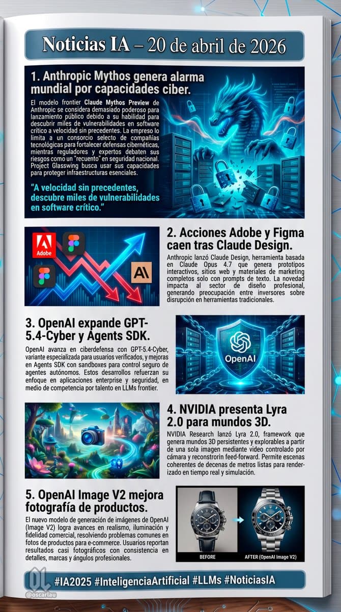 AI News Newsletter Page Layout - AI image template preview