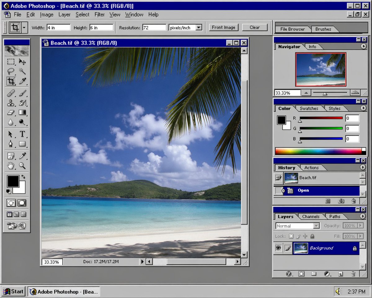 Nostalgic Software Interface - AI image template preview