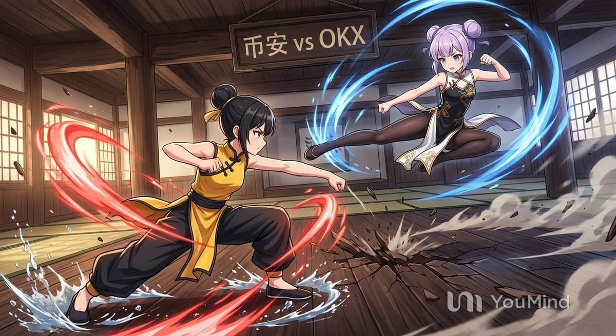 Anime Martial Arts Dojo Duel - AI image template preview