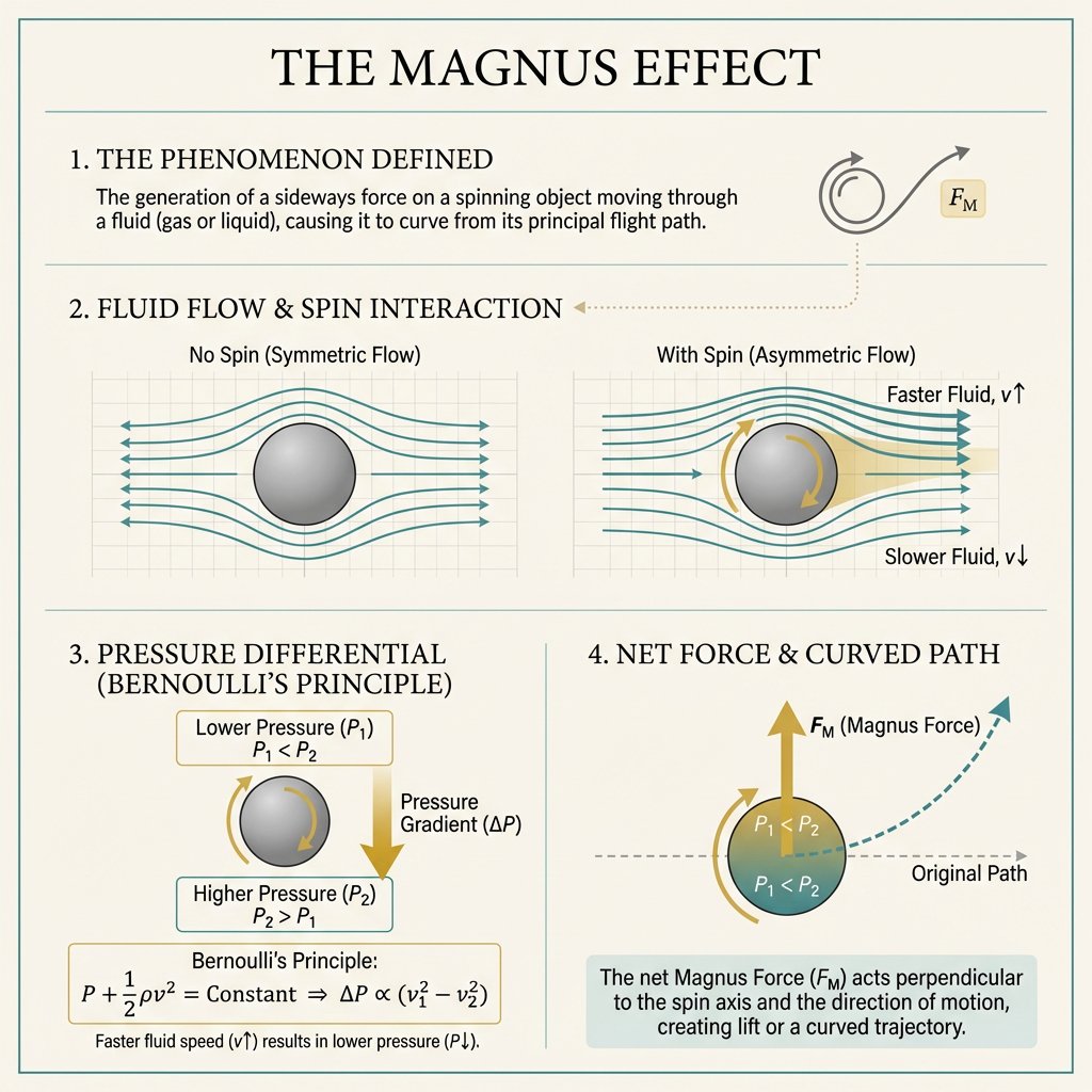 Minimal Magnus Effect Infographic - AI image template preview