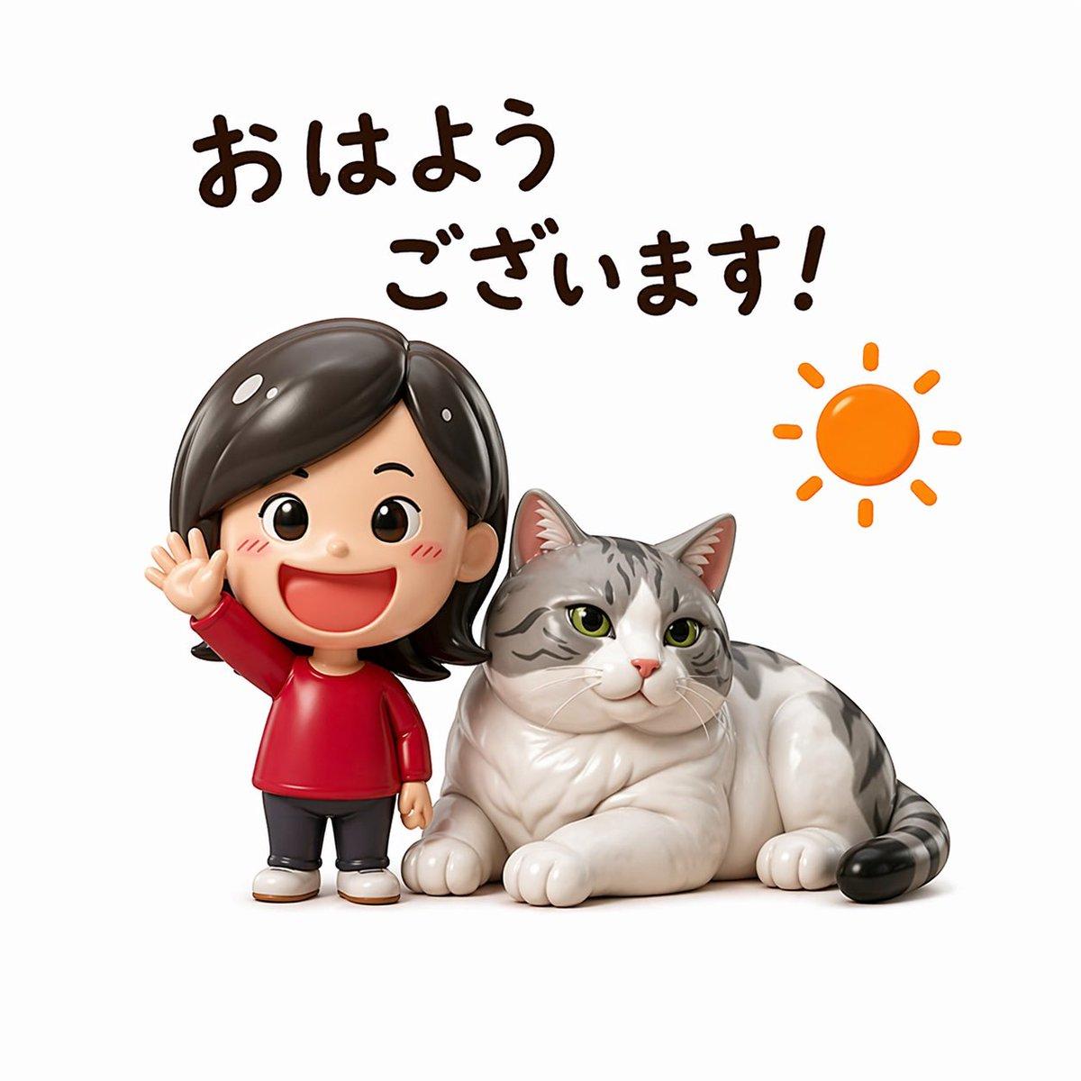 Cute Morning Greeting Figure Sticker preview