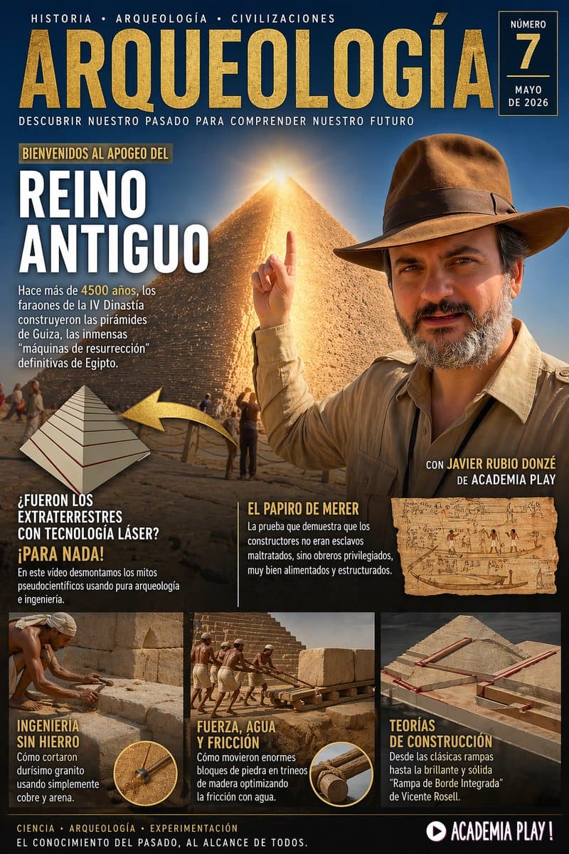 Spanish Archaeology Magazine Cover - AI image template preview