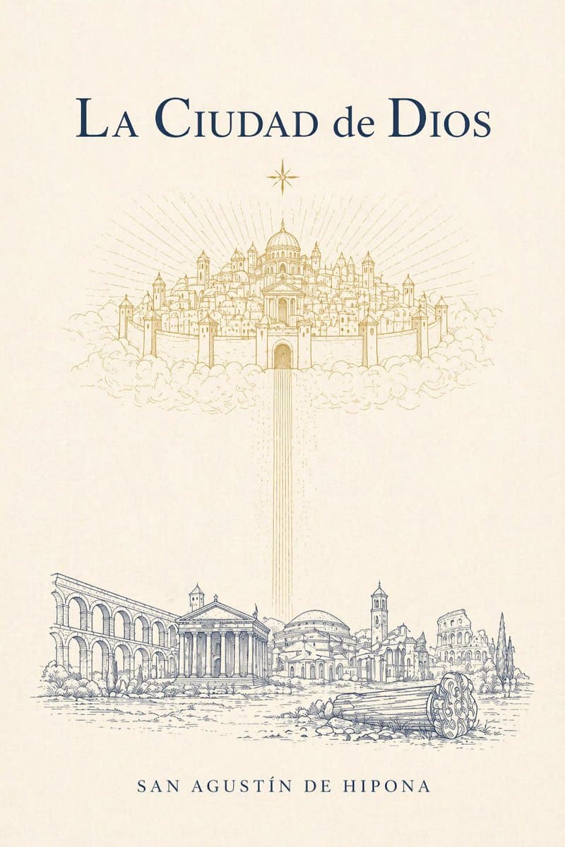 Classical Cover for The City of God - AI image template preview