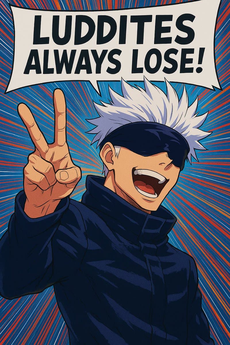Anime Pop-Art Protest Poster - AI image template preview