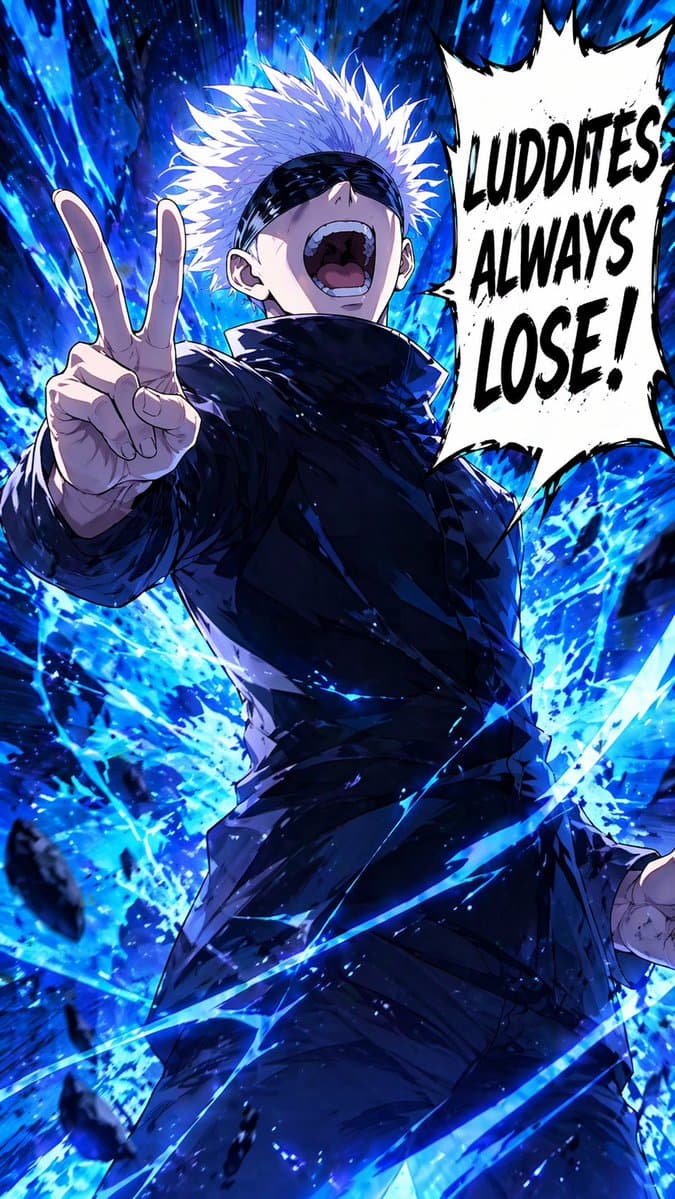 Blindfolded Sorcerer Victory Pose - AI image template preview