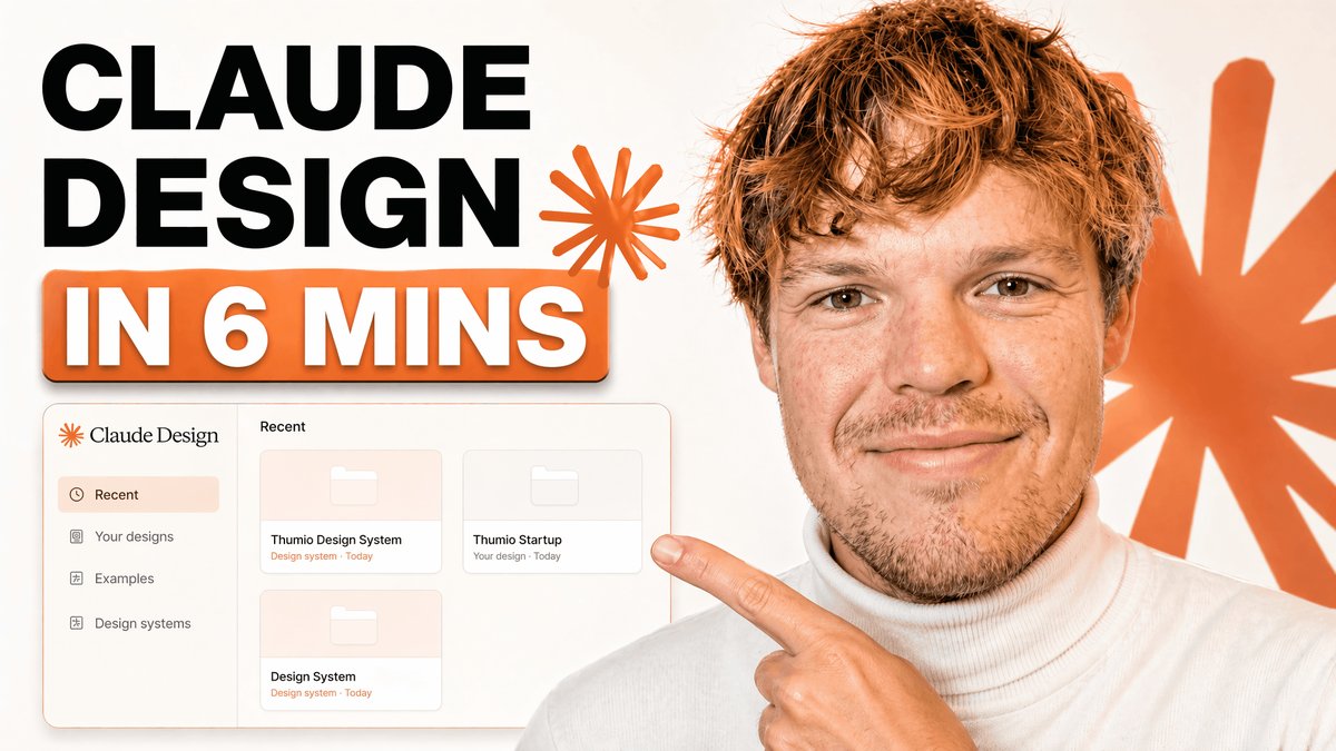 Tech Tutorial Thumbnail with UI Mockup - AI image template preview