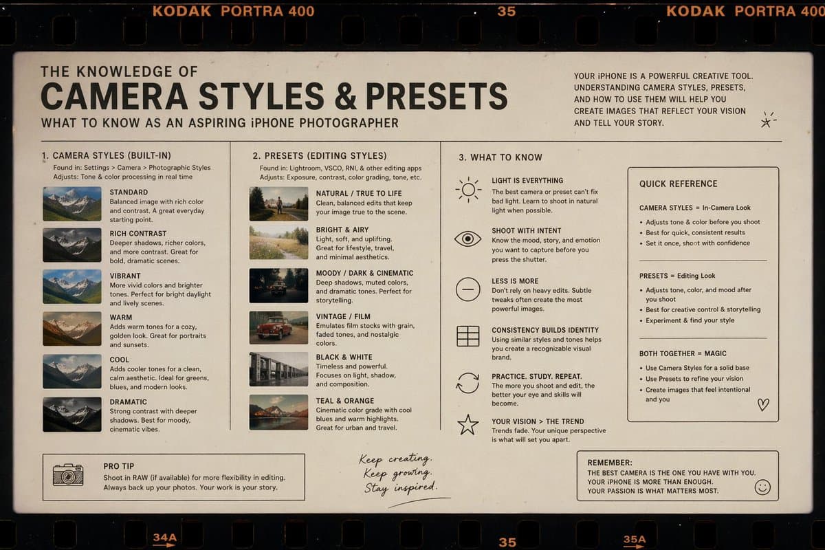 Film Style Instructional Diagram - AI image template preview