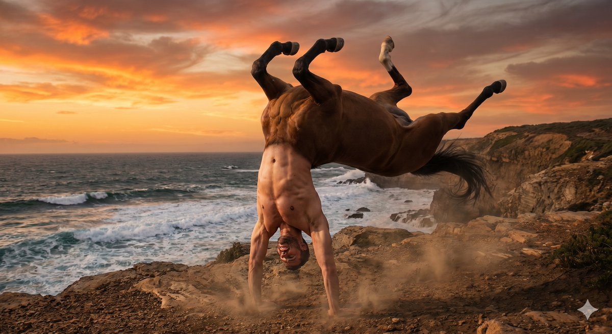 Centaur handstand prompt for GPT Image 2 - AI image template preview