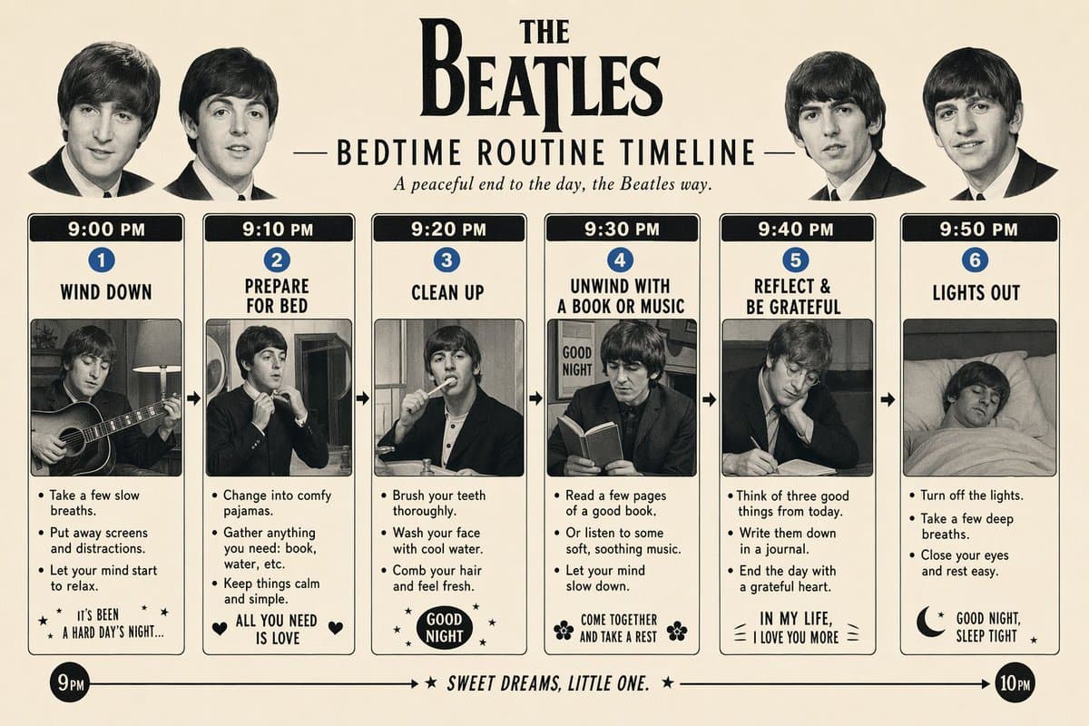 Themed Routine Timeline Infographic - AI image template preview