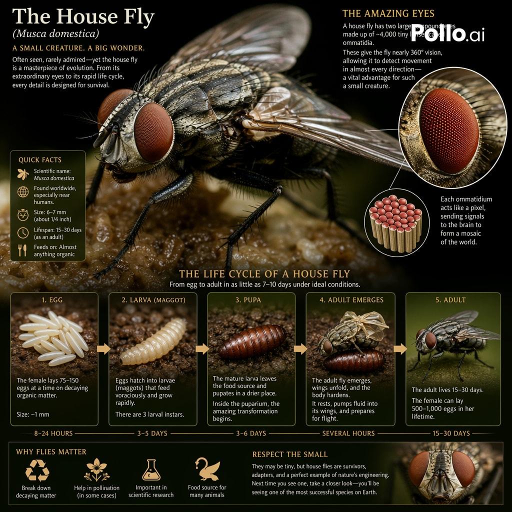 Biological Life Cycle Diagram - AI image template preview