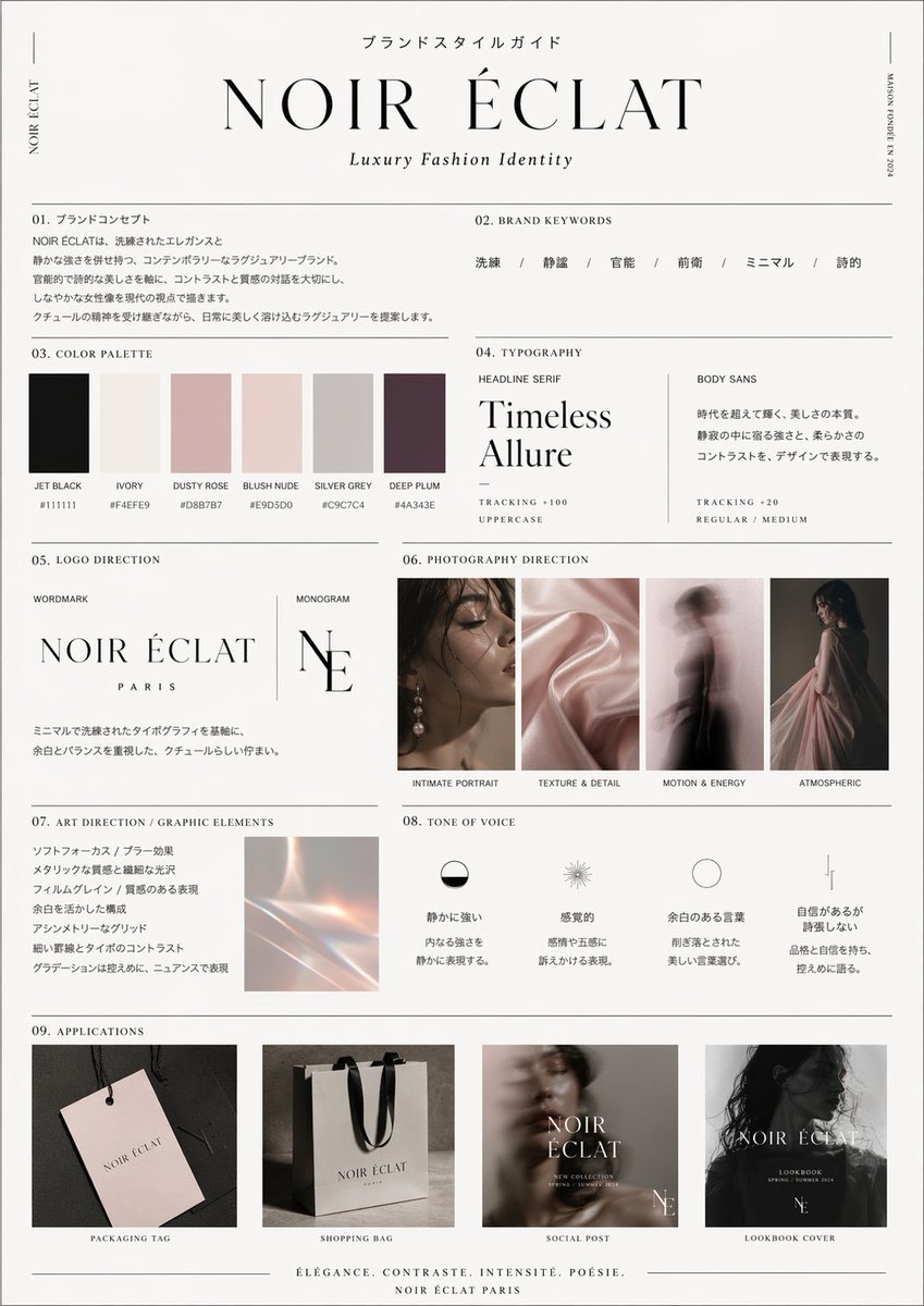 High-End Brand Guide Prompt - AI image template preview