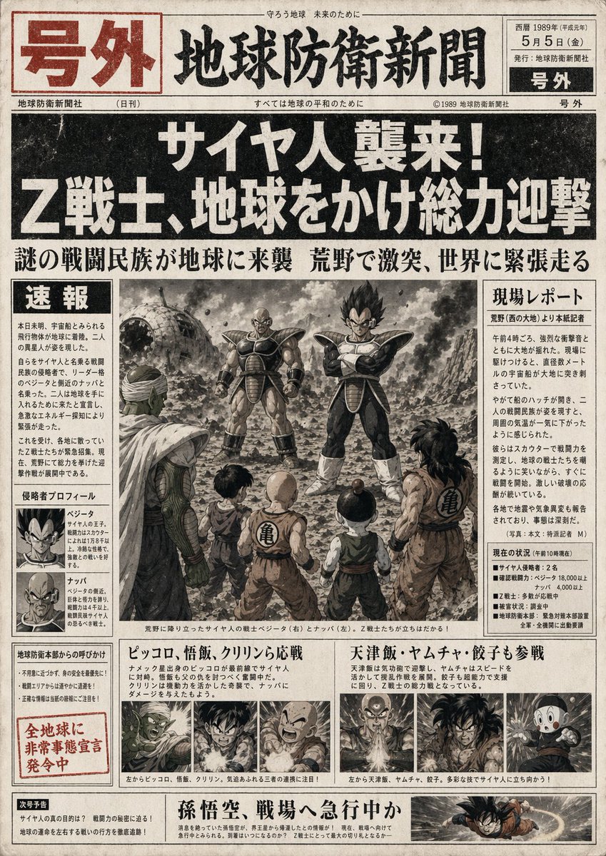Fictional Newspaper Newspaper Extra - AI image template preview