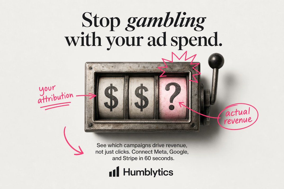 Minimal Slot Machine Attribution Ad - AI image template preview