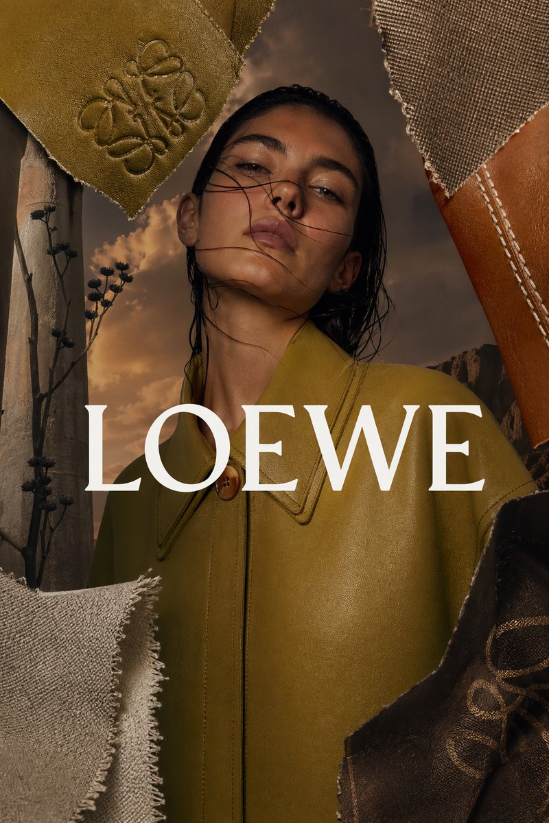 Luxury Leather Fashion Ad Poster - AI image template preview
