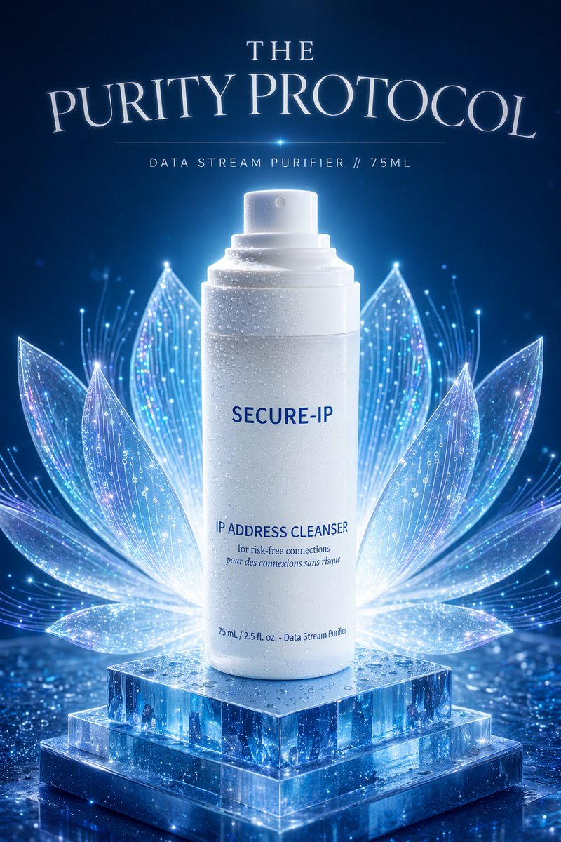 Futuristic Tech Beauty Product Poster - AI image template preview