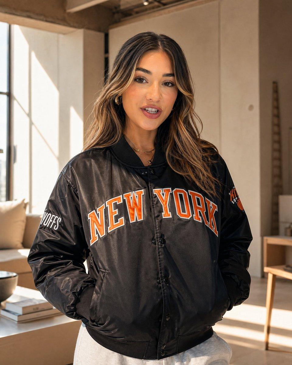 Sunlit Streetwear Jacket Portrait - AI image template preview