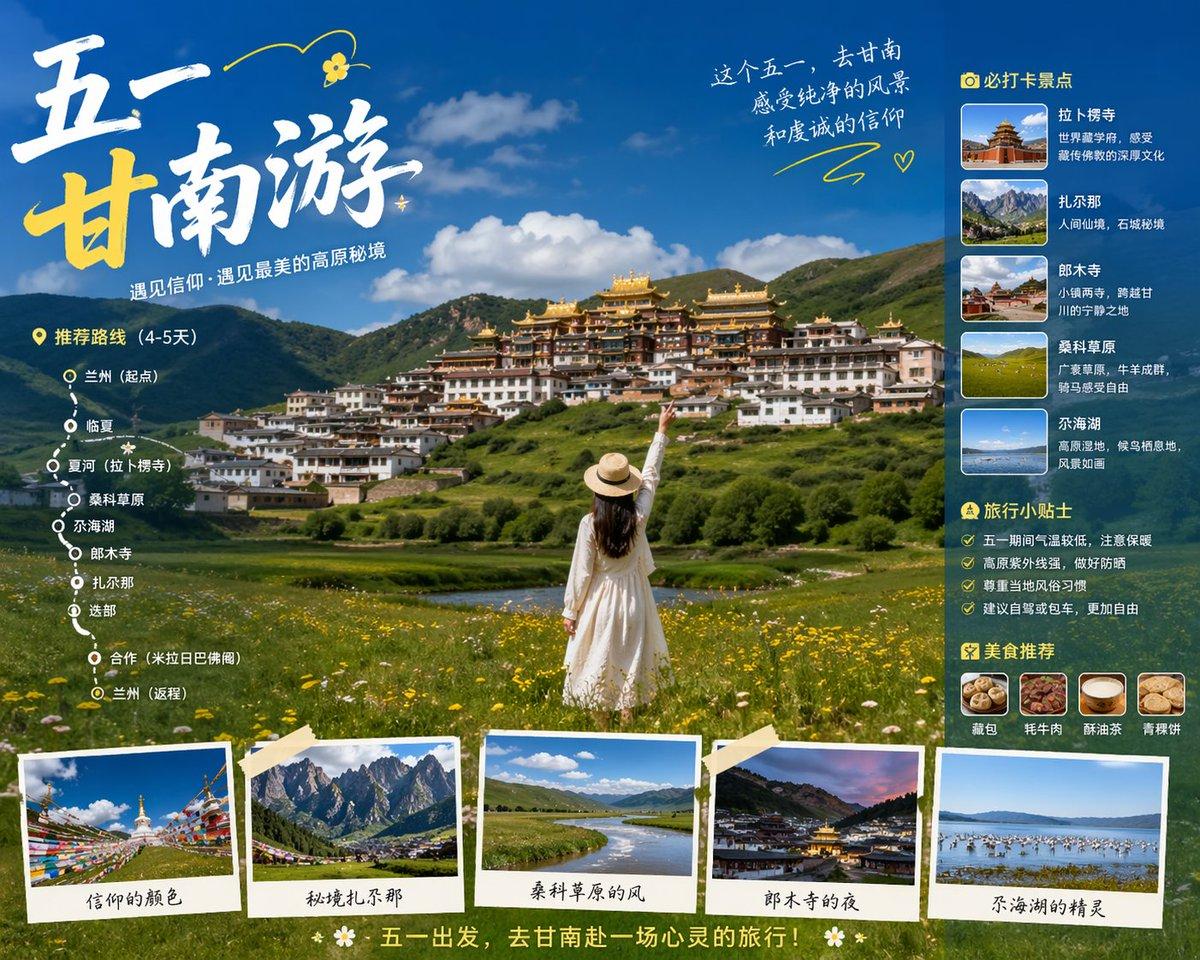 Gannan Golden Week Travel Poster preview