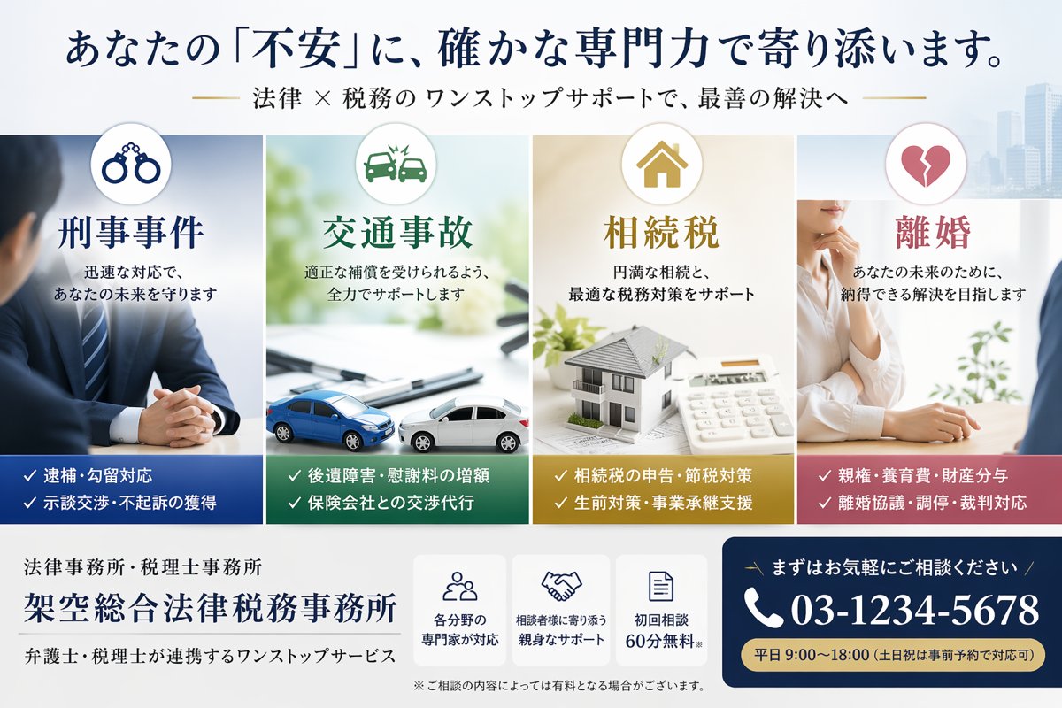Japanese Law & Tax Services LP Hero - AI image template preview