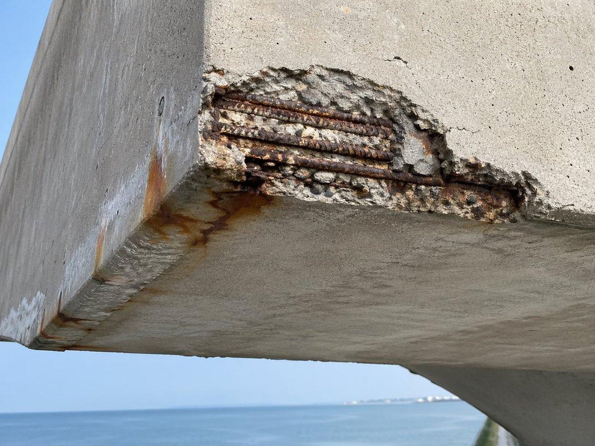 Coastal Reinforced Concrete Salt Damage - AI image template preview