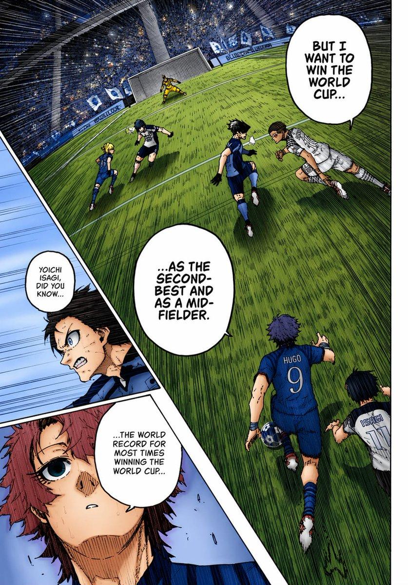 Colorized Soccer Manga Page preview