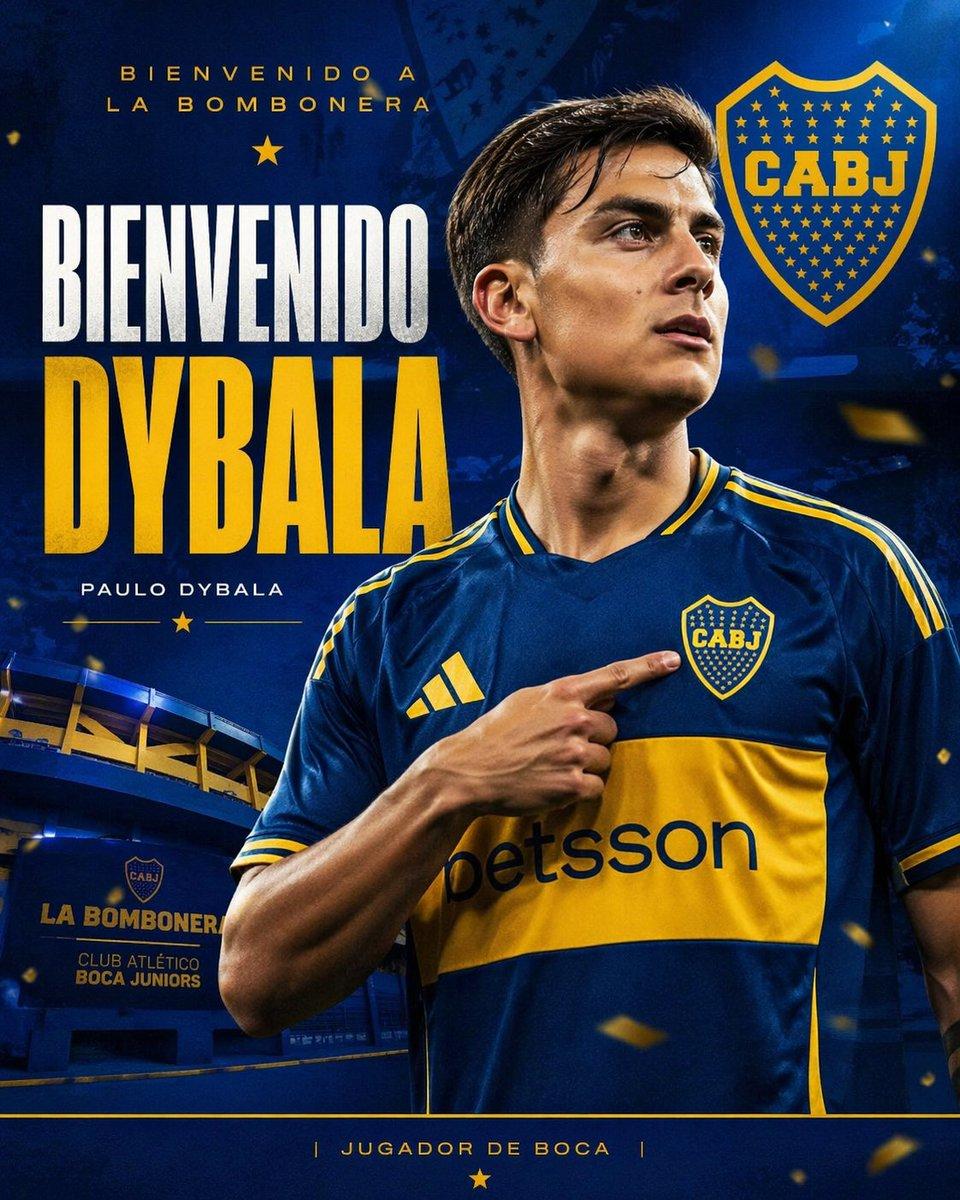 Boca Juniors Welcome Poster - AI image template preview