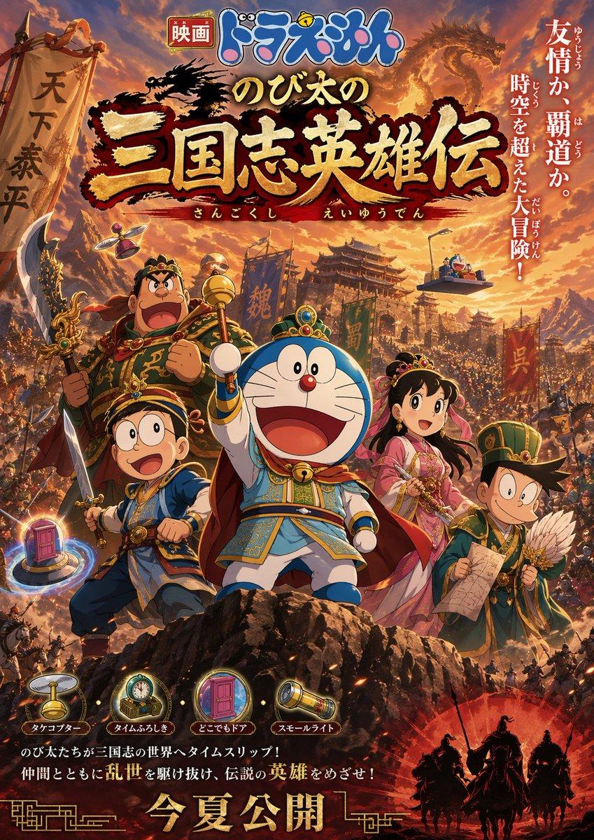 Anime movie poster generator - AI image template preview