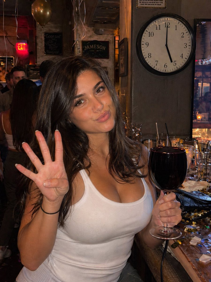 Candid Bar Photo with Four Fingers - AI image template preview