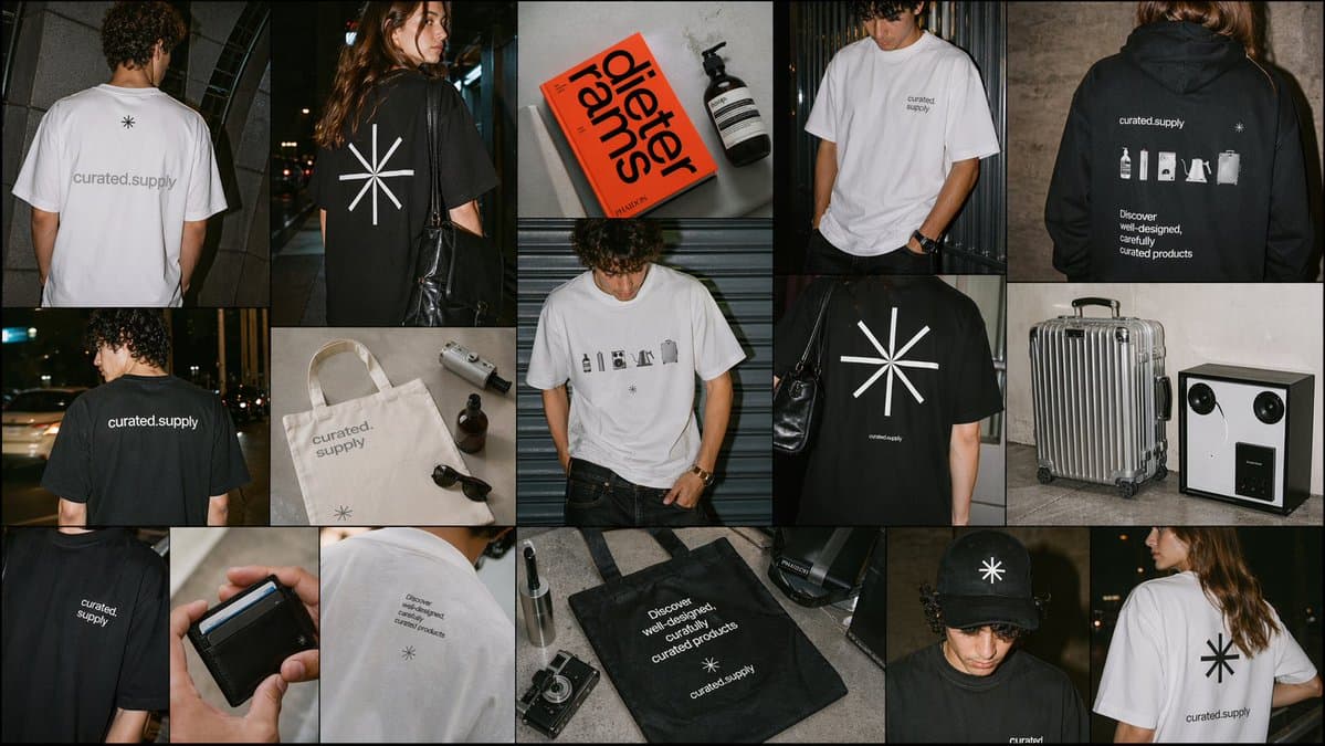 Minimal Streetwear Merch Moodboard - AI image template preview