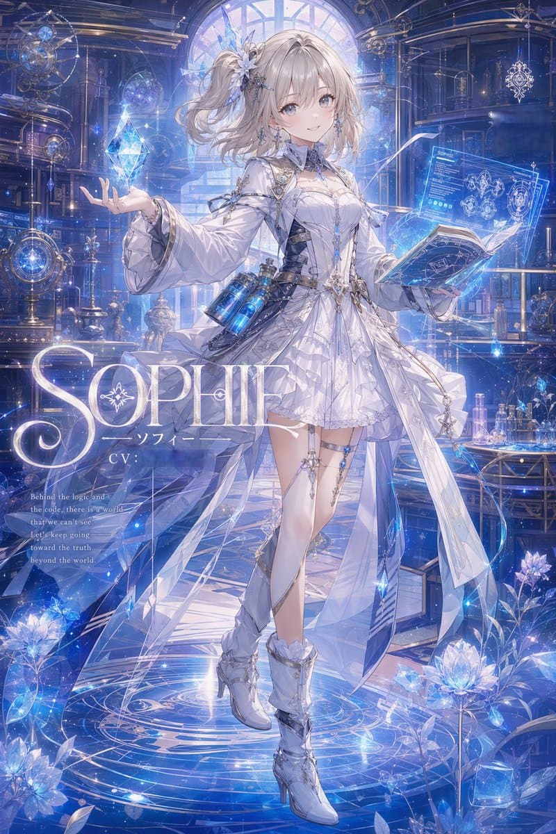 Overdecorated Sophie Magic Poster - AI image template preview