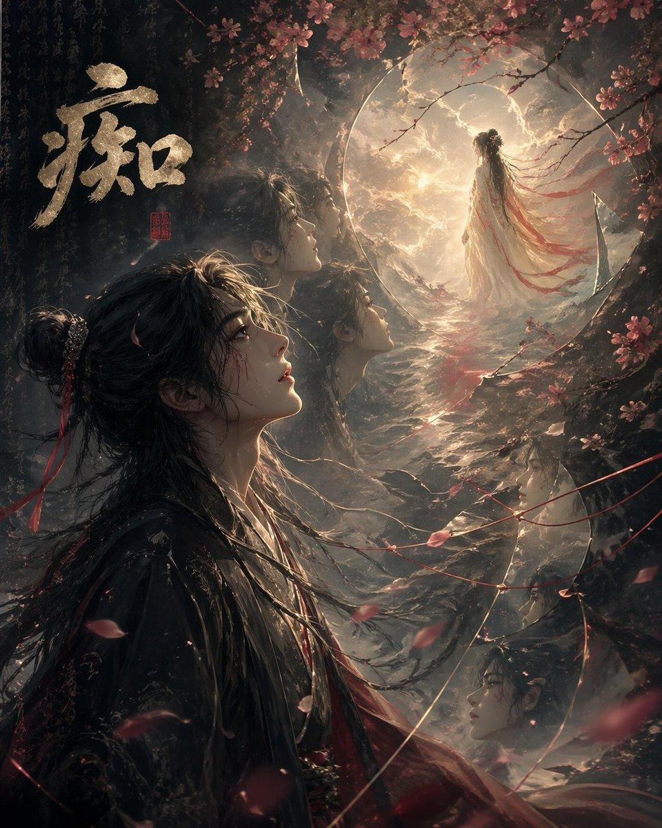 Chinese Obsession Moonlit Fantasy - AI image template preview