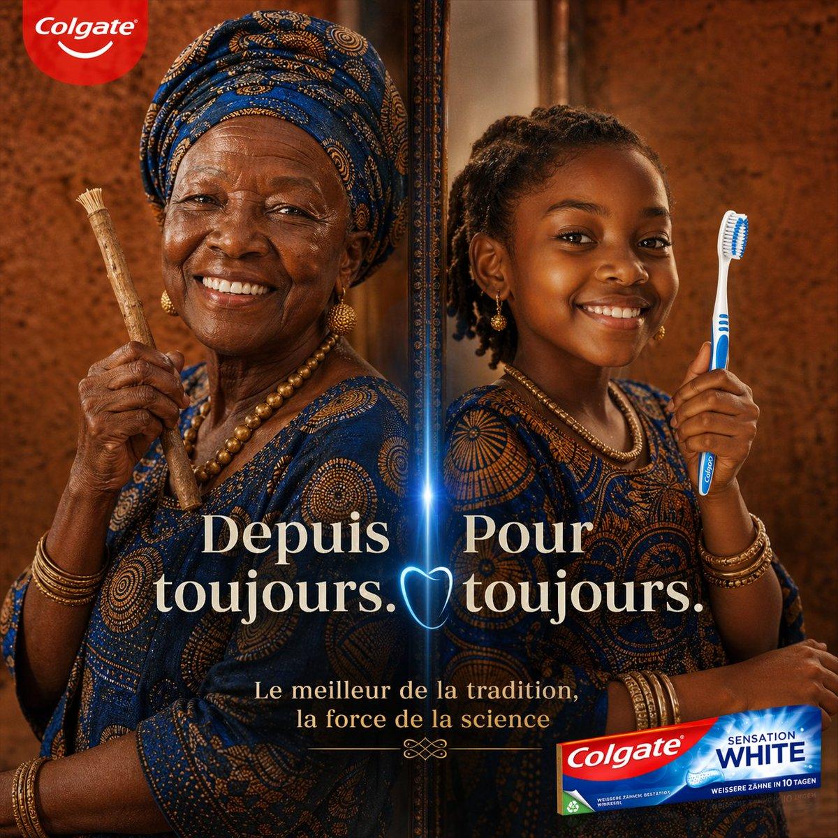 Tradition and Modernity Toothpaste Ad - AI image template preview