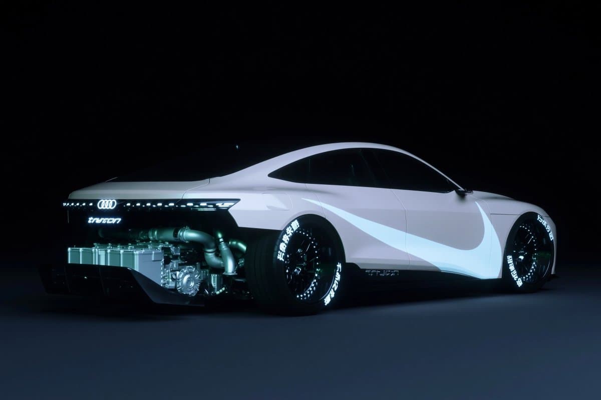 Futuristic Audi Tron Concept Coupe - AI image template preview