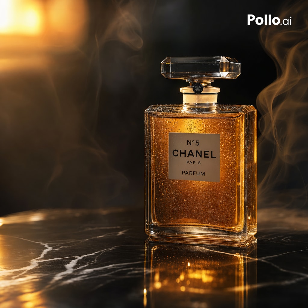 Luxury Perfume Ad Shot - AI image template preview