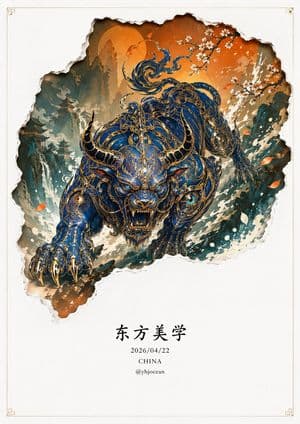 Mythical Beast Character Personality Prompt - AI image template preview