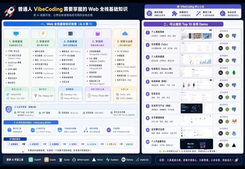 VibeCoding Knowledge Visualization Prompt - AI image template preview