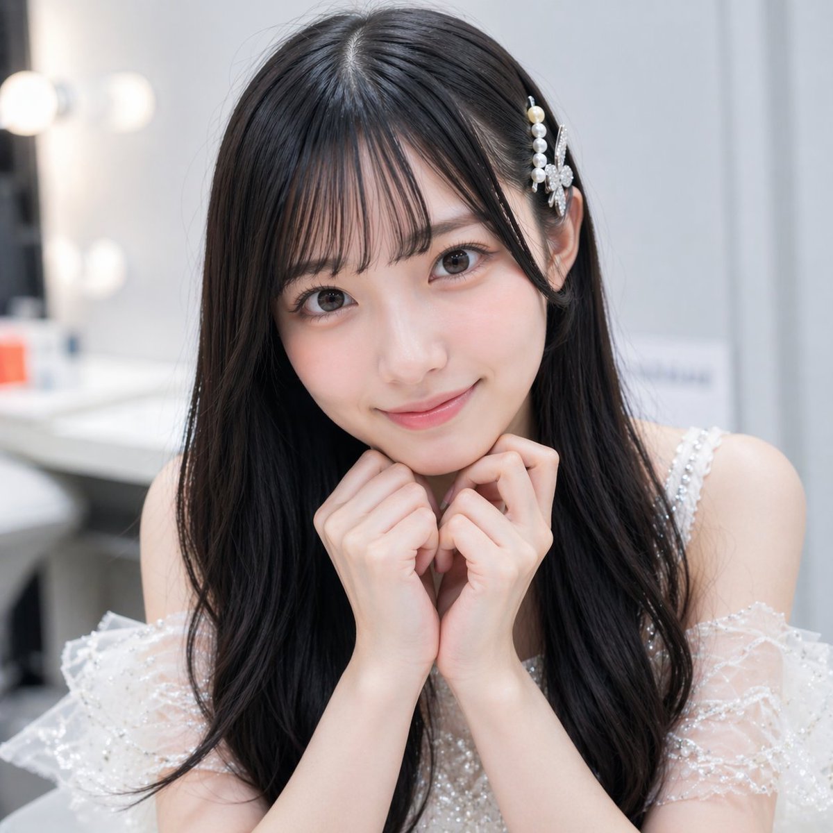Cute Japanese Woman Prompt - AI image template preview