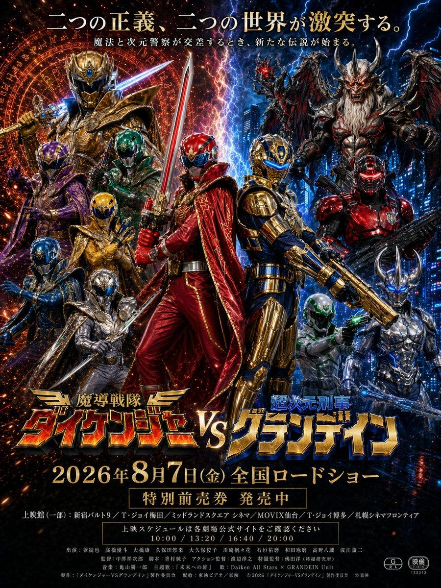 Tokusatsu Movie Poster Generator - AI image template preview