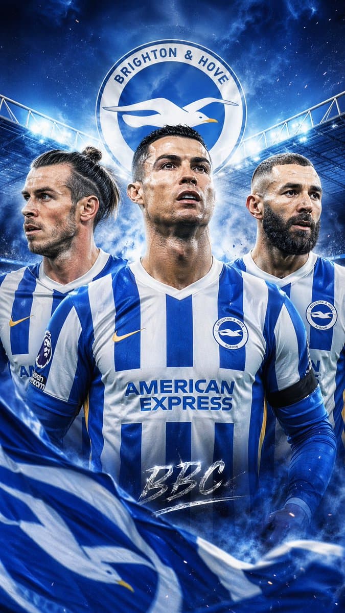 Art design of football players - AI image template preview