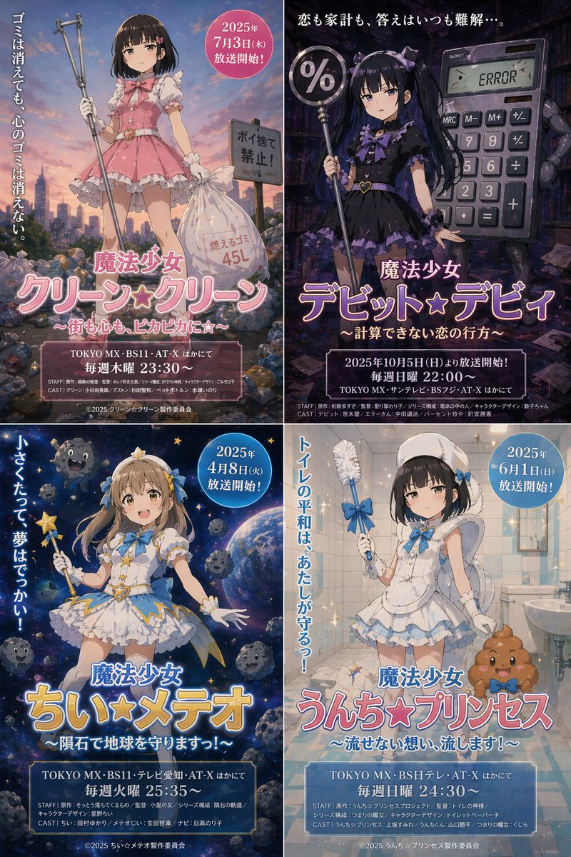 Surreal Japanese Anime Poster Prompt - AI image template preview