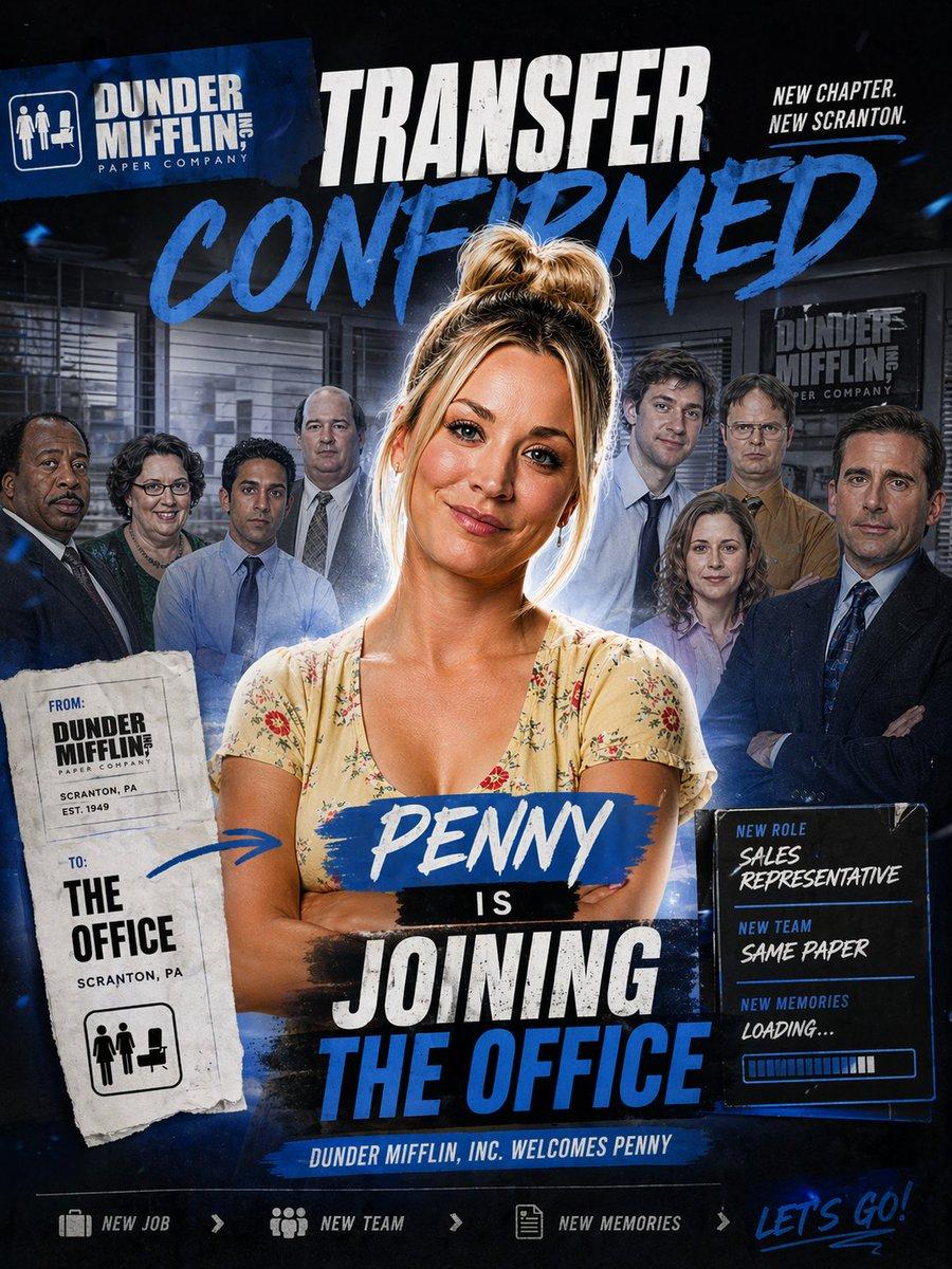 Office Transfer Announcement Poster - AI image template preview