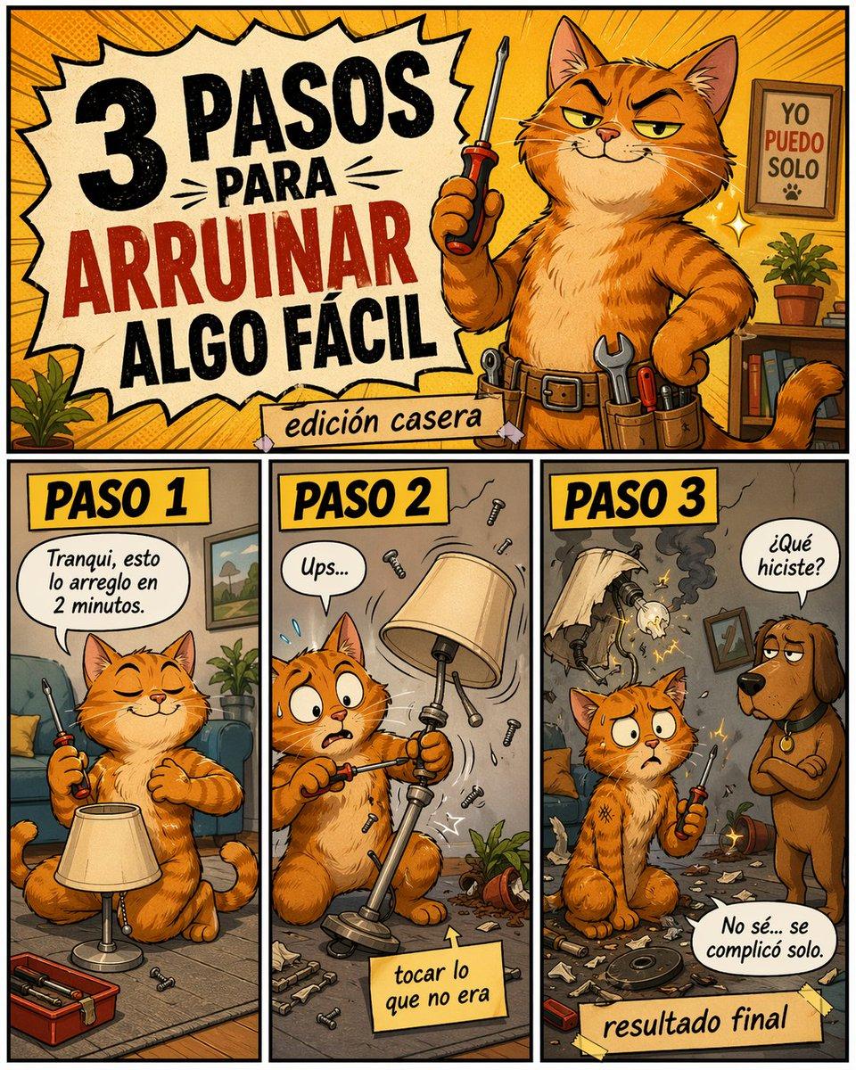 Funny DIY Disaster Cat Comic - AI image template preview